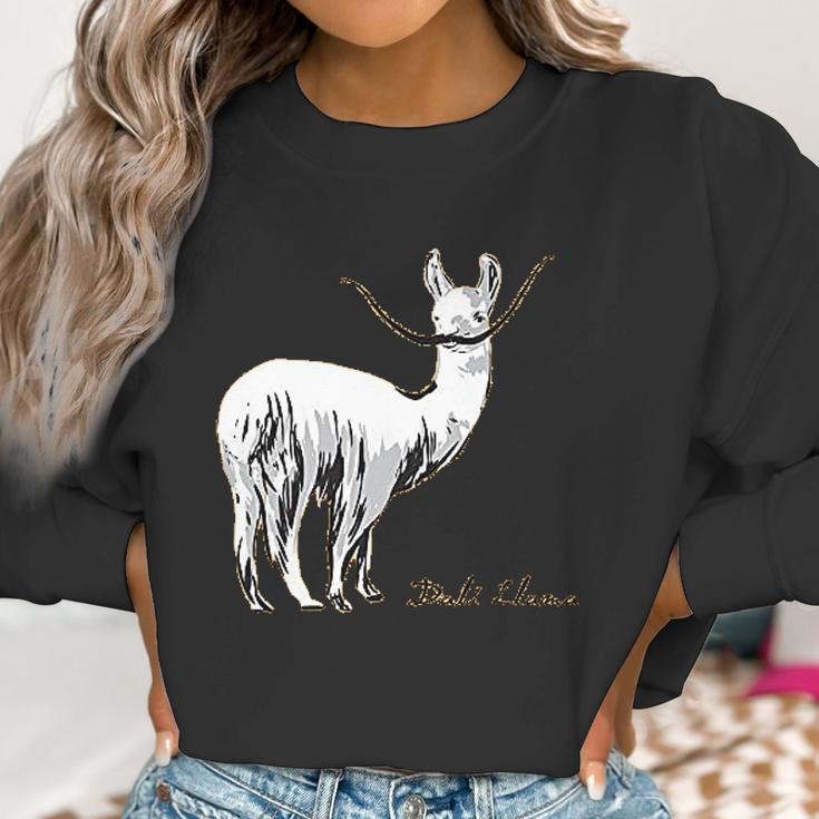 Dali Llama For The Pun Lover Women Sweatshirt Gifts for Women