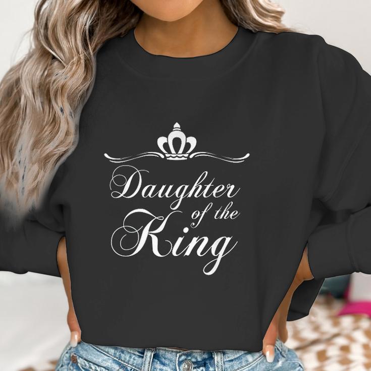 Daughter Of The King Royalty Christian Crown Women Sweatshirt Gifts for Women