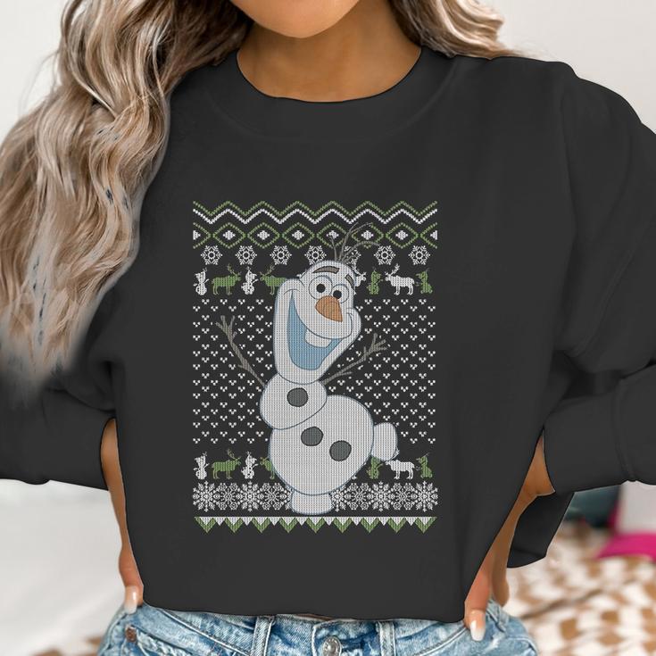 Disney Frozen Olaf Sven Ugly Christmas Sweater T-Shirt Women Sweatshirt Gifts for Women