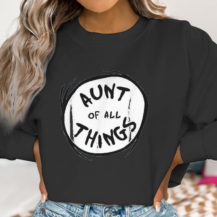 Dr Seuss Aunt Of All Things Emblem Color Option Women Sweatshirt Gifts for Women