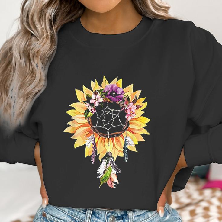 Dream Catcher Sunflower Flower Lover Dreamcatcher Women Sweatshirt Gifts for Women