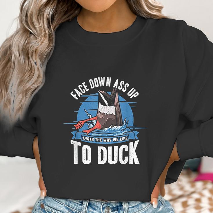 Duck Best Duck Hunter Funny Saying Gift Women Sweatshirt Gifts for Women