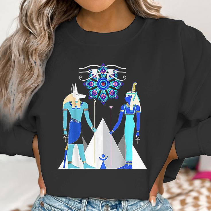 Egyptian God Anubis And Goddess Women Sweatshirt Gifts for Women