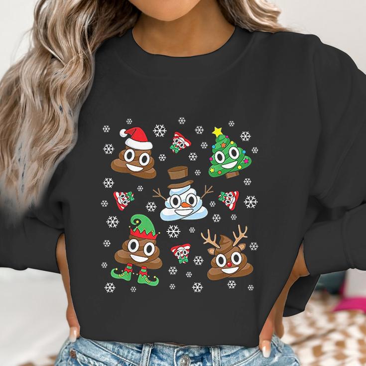 Emoji Christmas Funny Women Sweatshirt Gifts for Women