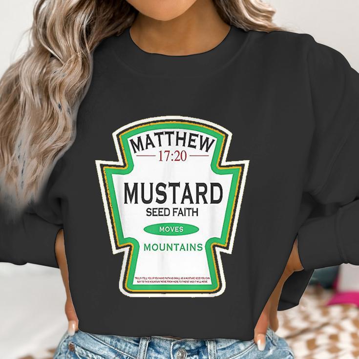 Faith As A Grain Of A Mustard Seed Christian Parody Women Sweatshirt Gifts for Women