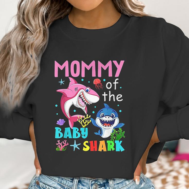 Family Mommy Of The Baby Shark Women Sweatshirt Gifts for Women