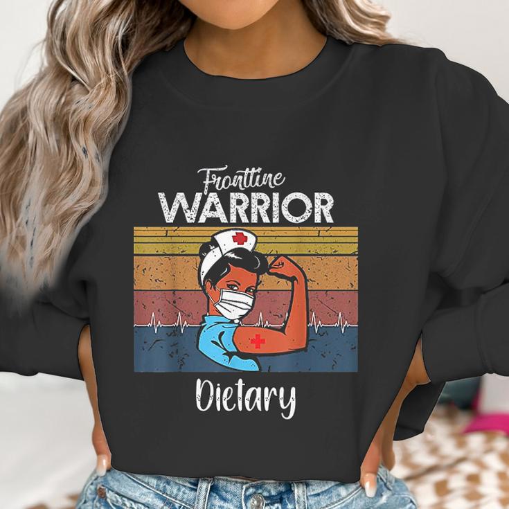 Frontline Warrior Dietary Vintage Women Strong Women Sweatshirt Gifts for Women