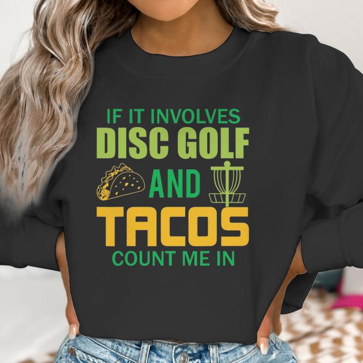 Funny Disc Golf Mens Taco Lover Frisbee Golfer Women Sweatshirt Gifts for Women