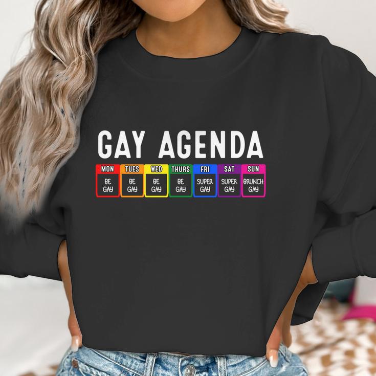 Funny Gay Gift For Women Men Lgbt Pride Feminist Agenda Homo Cute Gift Women Sweatshirt Gifts for Women