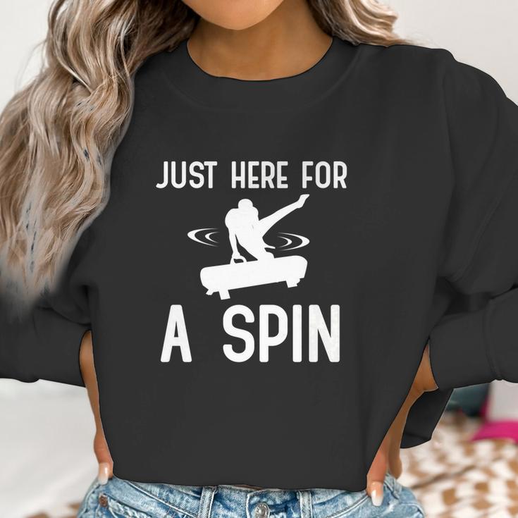 Funny Gymnastic Pommel Horse Here For A Spin Women Sweatshirt Gifts for Women