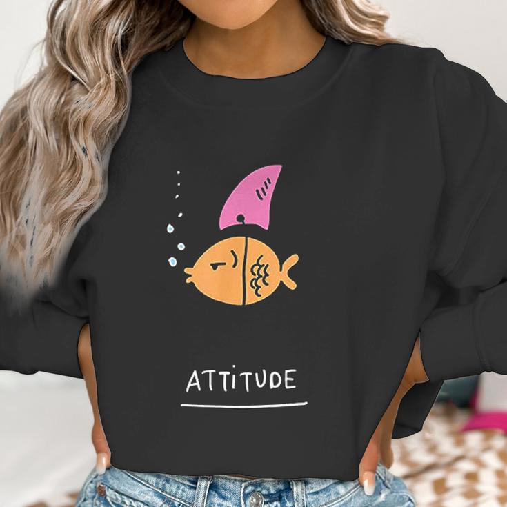 Funny Sassy Sarcastic Cute Shark Fin Women Sweatshirt Gifts for Women