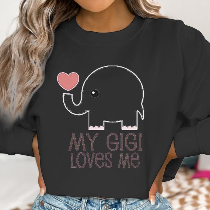 My Gigi Loves Me Grandchild Gift Infant Creeper Women Sweatshirt Gifts for Women