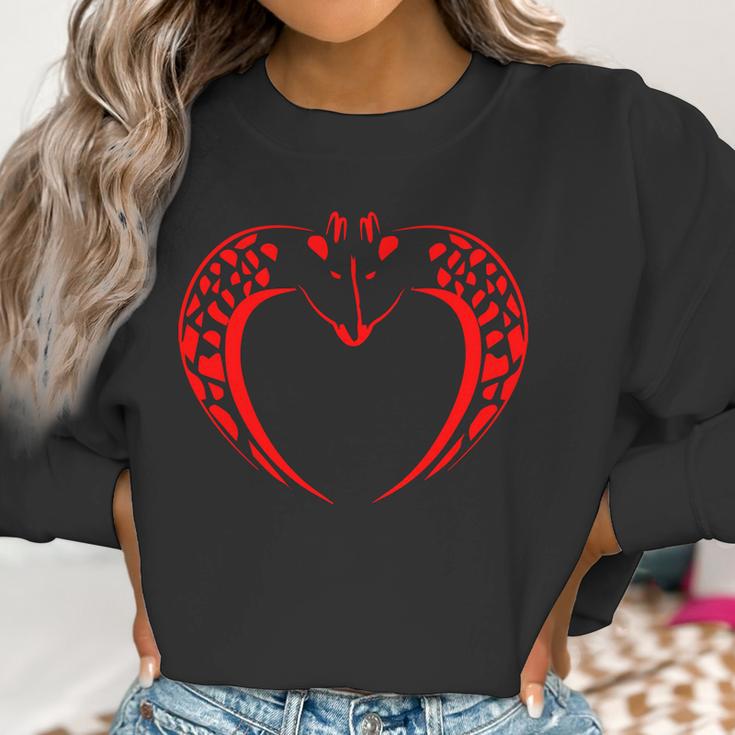 Giraffes In Love Valentines Day Women Sweatshirt Gifts for Women