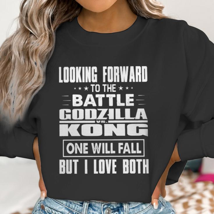 Godzilla Vs Kong One Will Fall Women Sweatshirt Gifts for Women