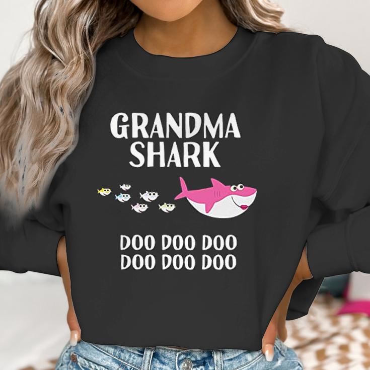 Grandma Shark Doo Doo Grandma Mothers Day Women Sweatshirt Gifts for Women