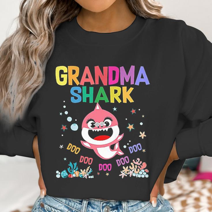 Grandma Shark Funny Mothers Day Cute Gift For Mother Women Sweatshirt Gifts for Women