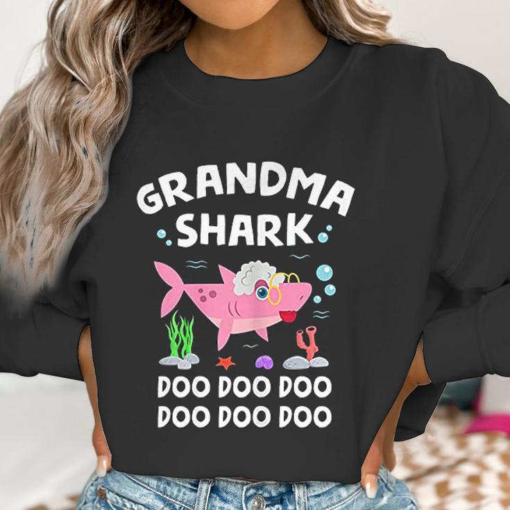 Grandma Shark Funny Mothers Day And Shark Lover Gift Women Sweatshirt Gifts for Women