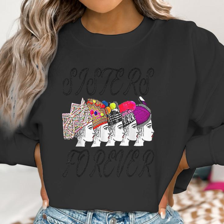 Hmong Girl Sisters Forever Funny Gift Women Sweatshirt Gifts for Women