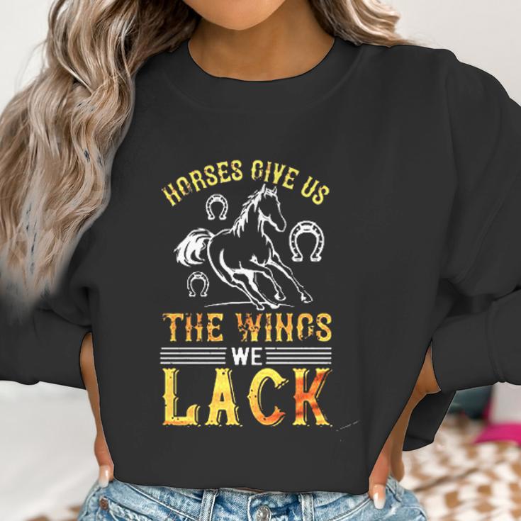 Horses Give Us The Wings We Lack New 2022 Gift Women Sweatshirt Gifts for Women