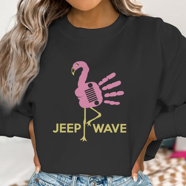 Jeep Wave Flamingo Women Sweatshirt Gifts for Women