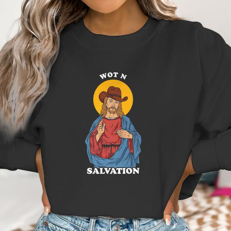 Jesus What In Tarnation Meme Wot N Salvation Women Sweatshirt Gifts for Women