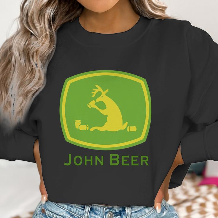 John Deere Parody John Beer Shirt Women Sweatshirt Gifts for Women