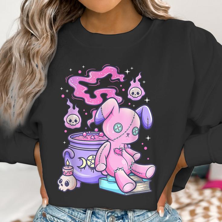 Kawaii Pastel Goth Cute Creepy Witchy Bear Men Women T-Shirt Graphic Print Casual Unisex Tee Women Sweatshirt Gifts for Women