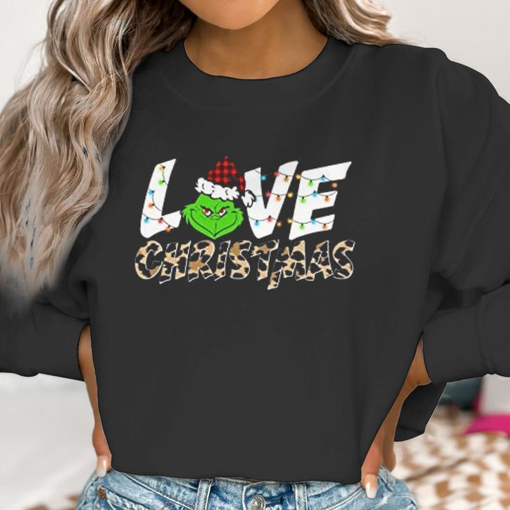 Love Christmas The Grinch Christmas Women Sweatshirt Gifts for Women