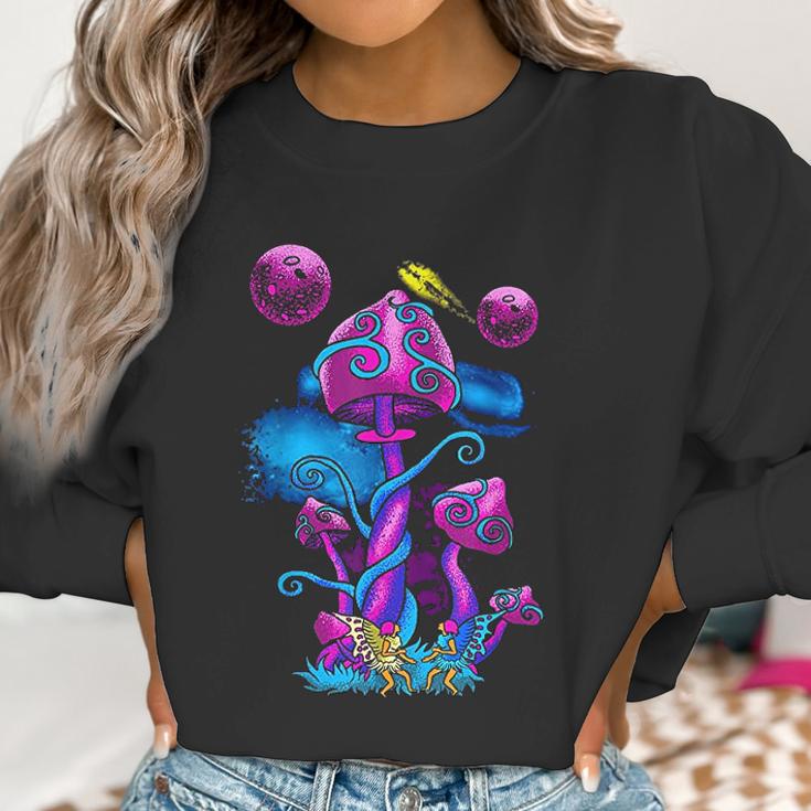 Magic Mushroom Psychedelic Trippy Lsd Art Perfect Gift Idea Women Sweatshirt Gifts for Women