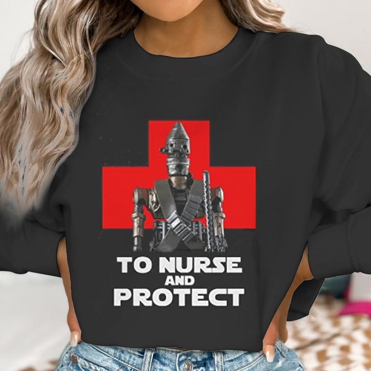 The Mandalorian To Nurse And Protect Women Sweatshirt Gifts for Women