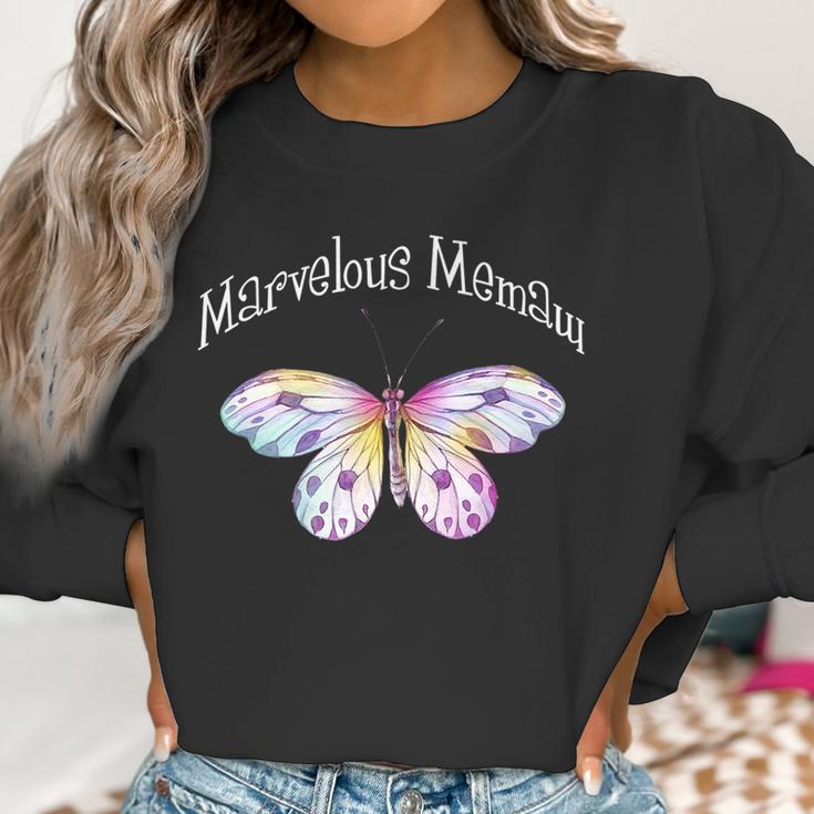 Memaw Marvelous Memaw Gifts Butterflys Women Sweatshirt Gifts for Women