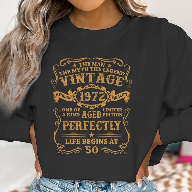 Mens Vintage 1972 Man Myth Legend 50 Years Old Gifts 50Th Birthday Women Sweatshirt Gifts for Women