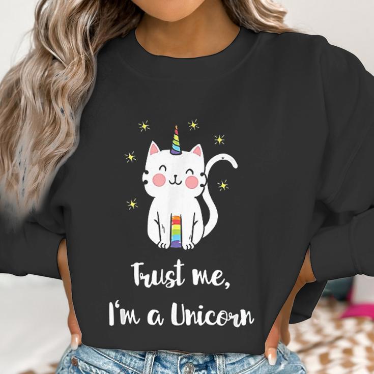 Meowgical Caticorn Rainbow Cat Unicorn Kittycorn Women Sweatshirt Gifts for Women