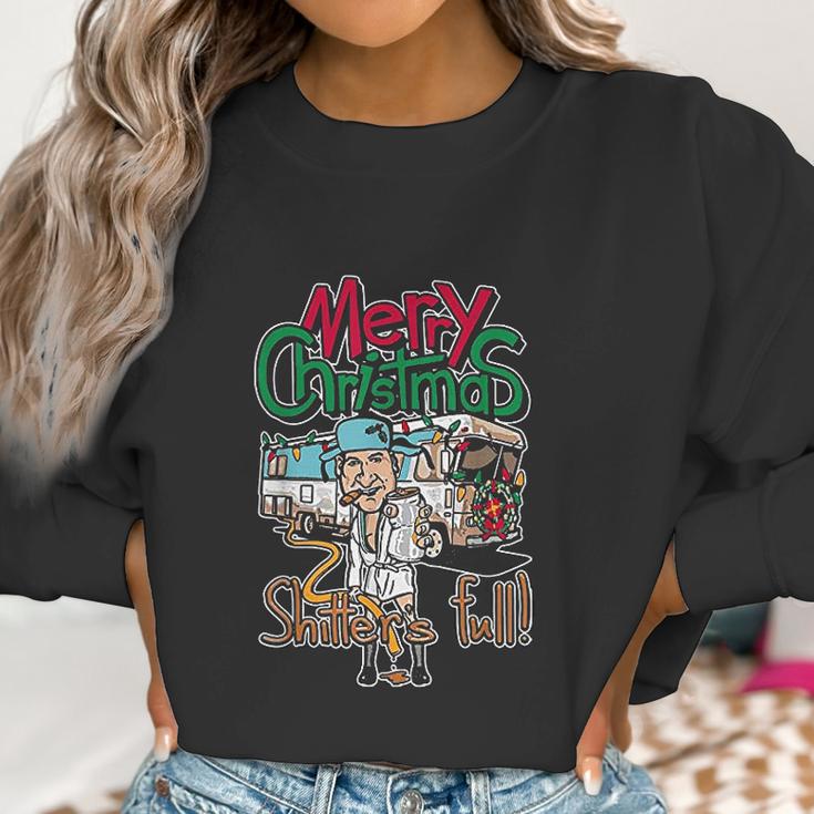 Merry Christmas Camping Shitter Full Funny Outdoor Women Sweatshirt Gifts for Women