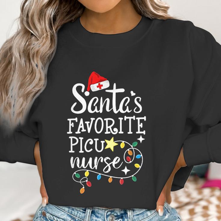 Merry Christmas Nurse Crew Rn Santas Favorite Picu Nurse Women Sweatshirt Gifts for Women