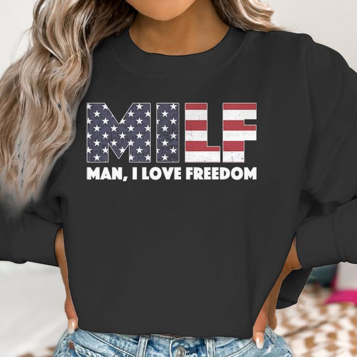 Milf - Man I Love Freedom Womens Ideal Racerback Tankt Women Sweatshirt Gifts for Women