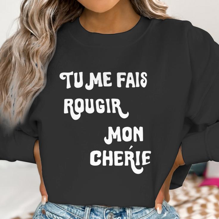 Mindy Kaling Tume Fais Rougir Mom Cherie Women Sweatshirt Gifts for Women