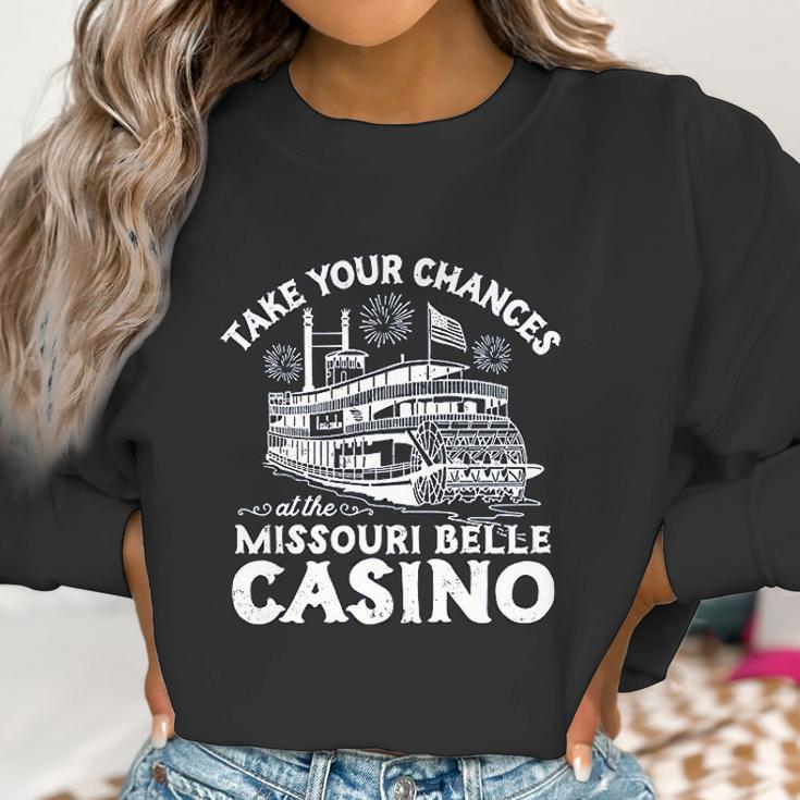 Missouri Belle Casino Graphic Women Sweatshirt Gifts for Women