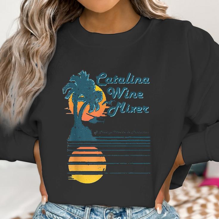 Mixer Catalina Wine Palm And Beach Women Sweatshirt Gifts for Women