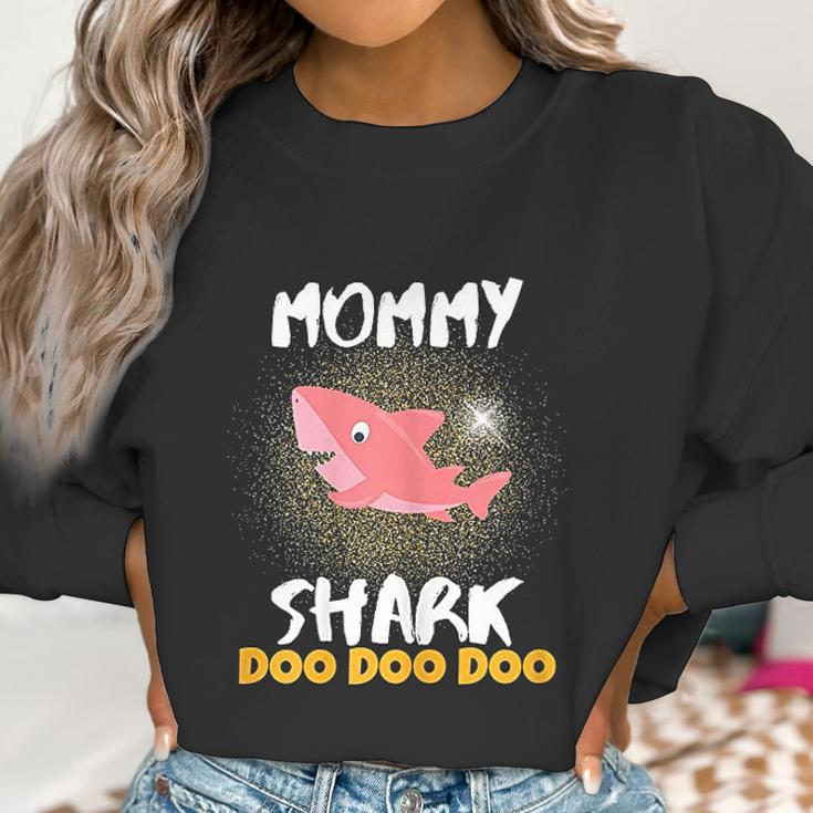 Mommy Shark Mothers Day Gift For Wife Birthday Christmas Women Sweatshirt Gifts for Women