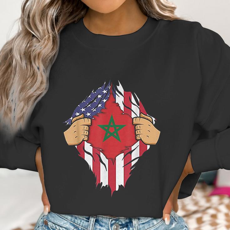 Moroccan Flag Morocco Men Women Kids Gift Women Sweatshirt Gifts for Women