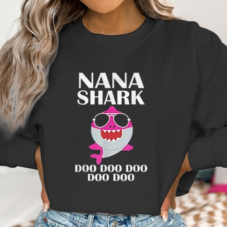 Nana Shark Doo Doo Doo Funny Nana Gift Women Sweatshirt Gifts for Women