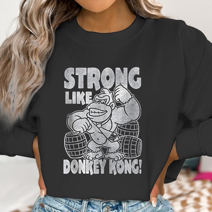 Nintendo Donkey Kong Super Strong Vintage Women Sweatshirt Gifts for Women