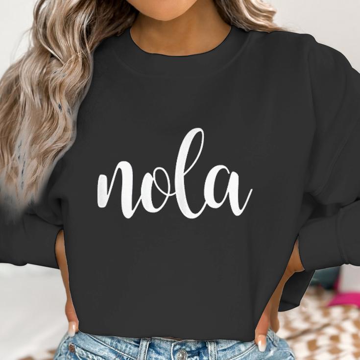 Nola Women Mardi Gras Women Sweatshirt Gifts for Women