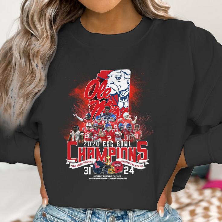 Ole Miss 2020 Egg Bowl Champions Ole Miss Rebels Vs Mississippi State Women Sweatshirt Gifts for Women