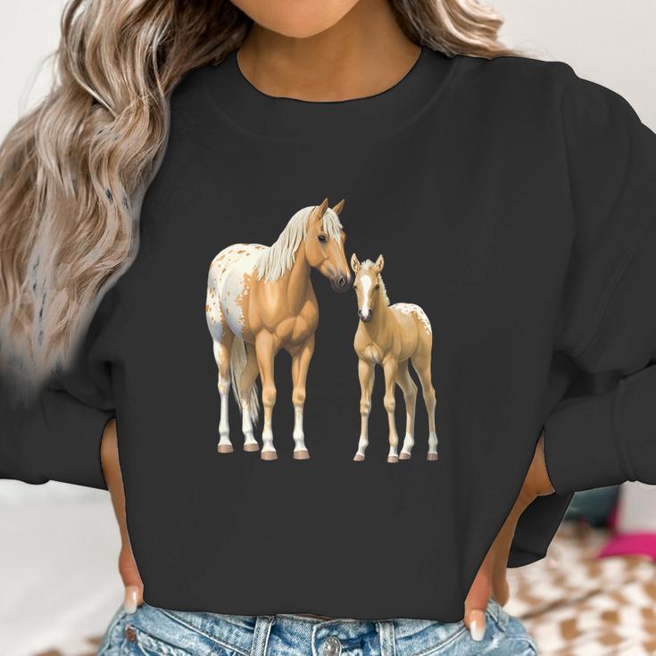 Palomino Appaloosa Horses Mare Cute Foal Women Sweatshirt Gifts for Women