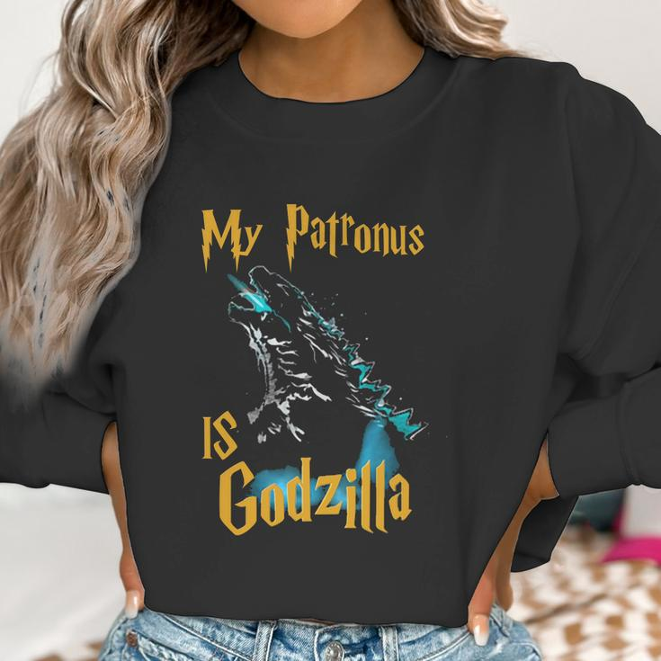 My Patronus Is Godzilla Women Sweatshirt Gifts for Women