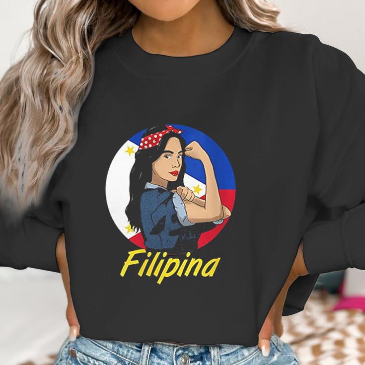 Philippines Pinay Filipina Pride Strong Proud Women Wife Women Sweatshirt Gifts for Women