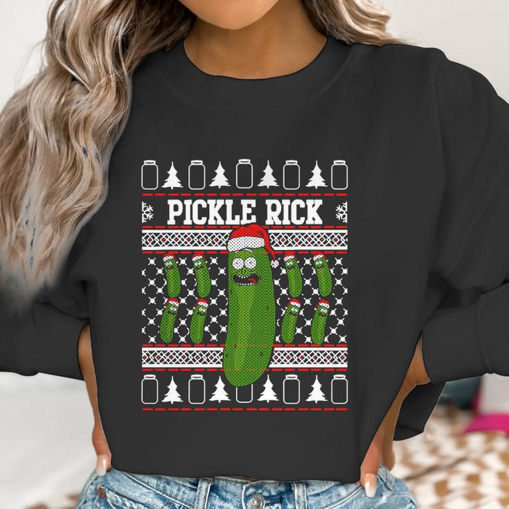 Pickle Rick Christmas Women Sweatshirt Gifts for Women