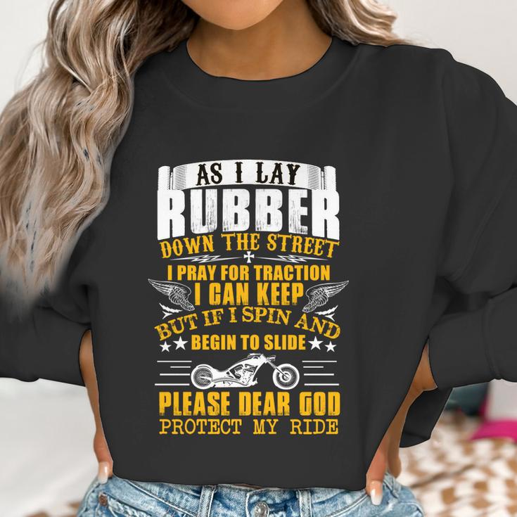 Please Dear God Protect My Ride Biker Women Sweatshirt Gifts for Women